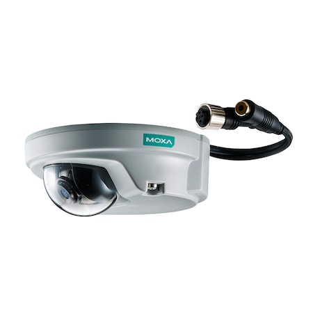 Moxa En50155, HD, Cmpct Ip Cam, 1 Aud., Poe, 8.0Mm, Vport P06-1Mp-M12-Cam80 VPort P06-1MP-M12-CAM80